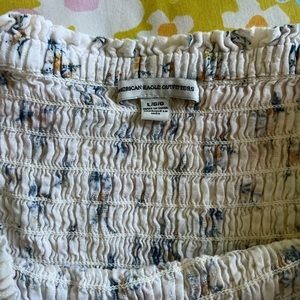 American Eagle Floral Tube Top